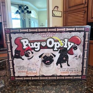 NEW IN BOX Pug-opoly Board Game- A Game Celebrating The Pug!